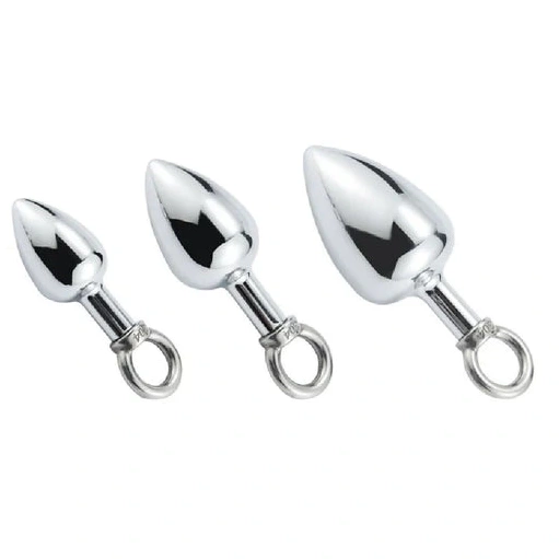 with Ring 4663 Cock Anal Hook Stainless DiscreetChoice Set Steel 1202